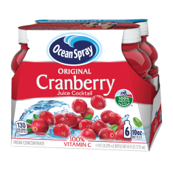Ocean Spray Original Cranberry Juice Cocktail - 10floz (295ml) x 6 CASE