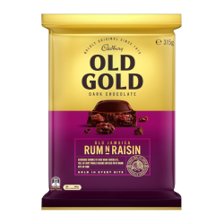 Cadbury Old Gold Old Jamaica Rum n Raisin - 315g [Australian]