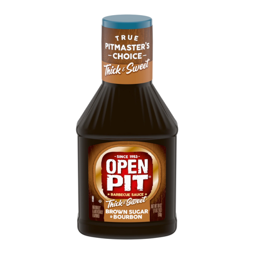 Open Pit Thick & Sweet Brown Sugar & Bourbon Barbecue Sauce - 18oz (510g)