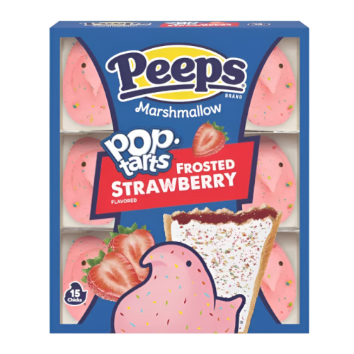 Peeps Frosted Strawberry Pop Tart Marshmallow Chicks - 15PK 4.5oz (128g)