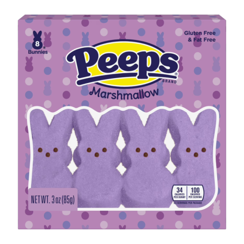 Peeps Lavender Marshmallow Bunnies - 8PK 3oz (85g)