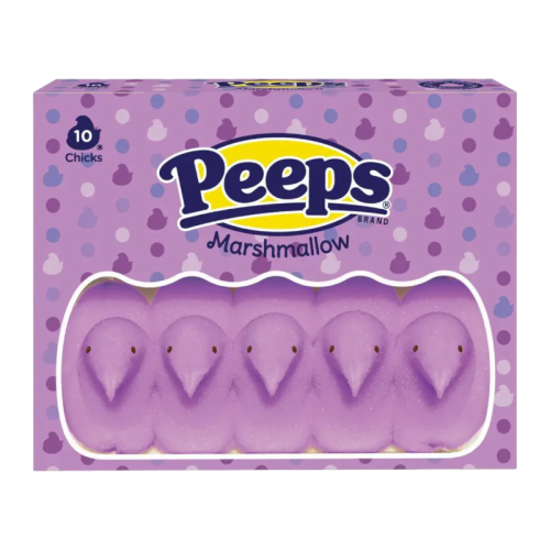 Peeps Lavender Marshmallow Chicks - 10PK 3oz (85g)