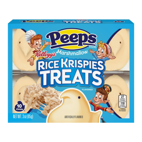 Peeps Rice Krispies Treats Marshmallow Chicks - 10PK 3oz (85g)
