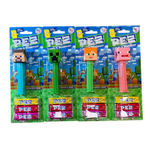 PEZ Minecraft Blister Pack - 0.87oz (24.7g)