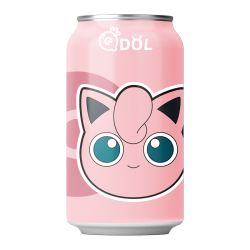 QDOL Pokemon Peach Flavor Sparkling Water (Jigglypuff) - 330ml