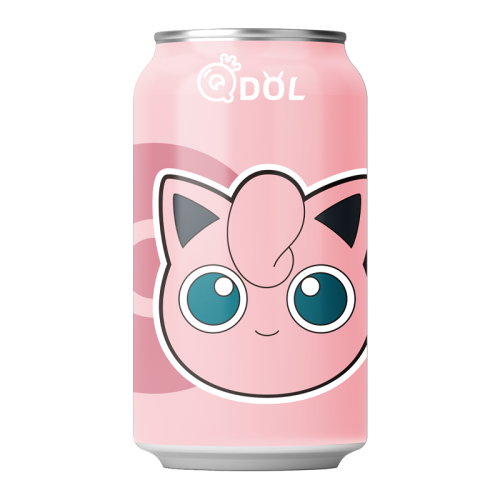 QDOL Pokemon Peach Flavor Sparkling Water (Jigglypuff) - 330ml