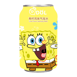 QDOL Spongebob Lime Flavor Soda Water (Spongebob) - 330ml