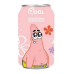 QDOL Spongebob Peach Flavor Soda Water (Patrick) - 330ml