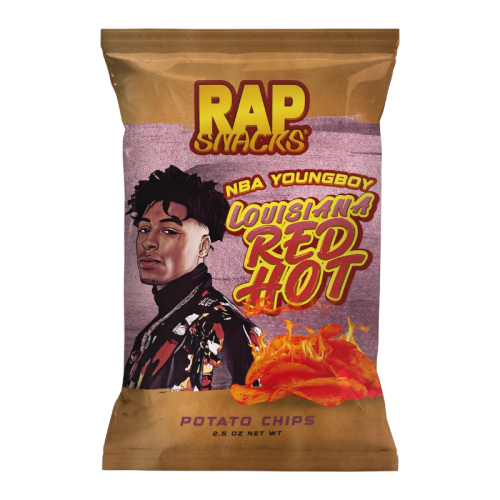 Rap Snacks NBA YoungBoy Louisiana Red Hot - 2.5oz (71g)