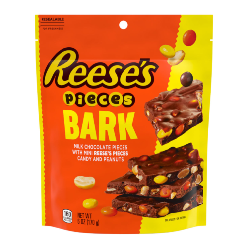 Reese's Bark w/Reeses Pieces Minis & Peanuts - 6oz (170g)
