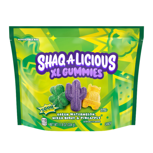 SHAQ-A-LICIOUS XL Sour Gummies - 11.8oz (334g)