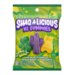 SHAQ-A-LICIOUS XL Sour Gummies - 6.2oz (175g)