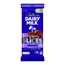 Cadbury Dairy Milk Slices Crackle - 165g  [Australian]