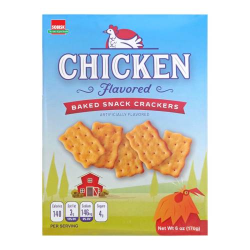 Sobisk Chicken Snack Crackers - 6oz (170g)