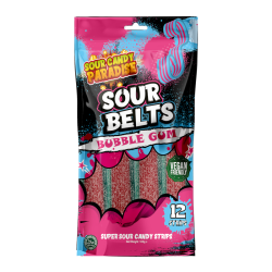 Sour Belts Bubble Gum - 100g