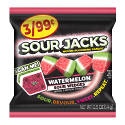 Sour Jacks Sour Wedges Watermelon - 0.5oz (14g)