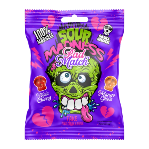 Sour Madness Bad Match Hard Candies - 60g