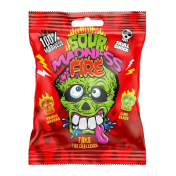 Sour Madness Fire Hard Candies - 60g