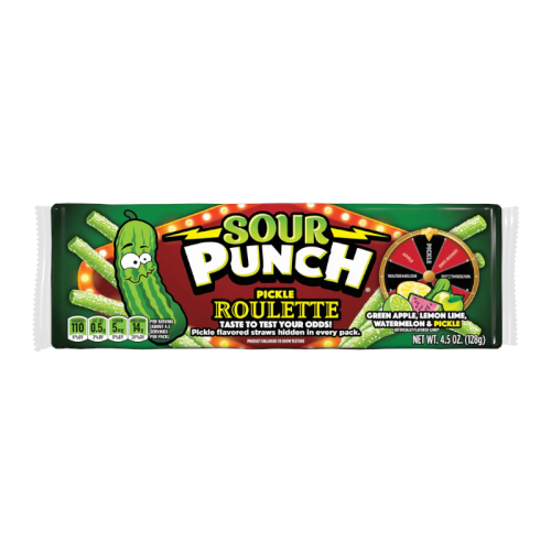 Sour Punch Pickle Roulette King Size Tray - 4.5oz (128g)