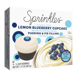 Sprinkles Sugar Free Lemon Blueberry Cupcake Pudding Mix - 1.71oz (48.6g)
