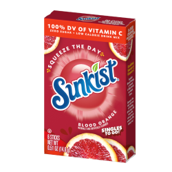 Sunkist Blood Orange Vitamin C Singles to Go - 0.53oz (15g)