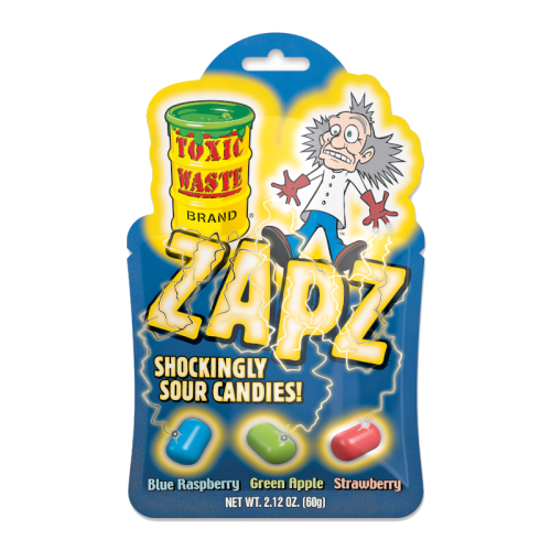 Toxic Waste Zapz Assorted Sour Candies - 2.12oz (60g)