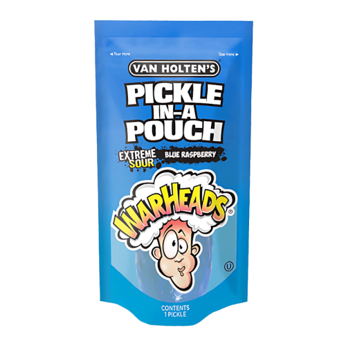 Van Holtens Pickle In A Pouch Warheads Blue Raspberry - 306g