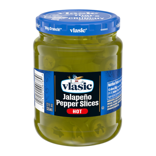 Vlasic Jalapeno Pepper Slices Hot - 12oz (355ml)