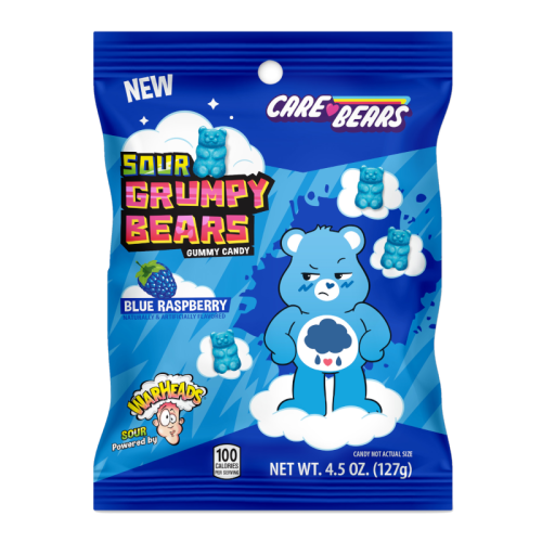 Warheads Care Bears - Sour Grumpy Bears - 4.5oz (127g)