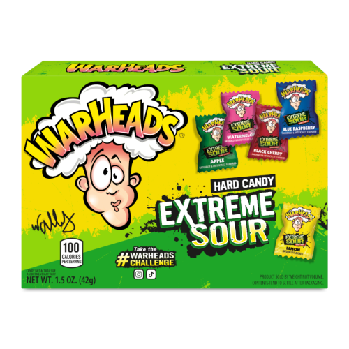 Warheads Extreme Sour Hard Candy Theater Box - 1.5oz (42g)