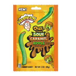 Warheads Ooze Chewz Sour Caramel Apple - 3oz (85g)