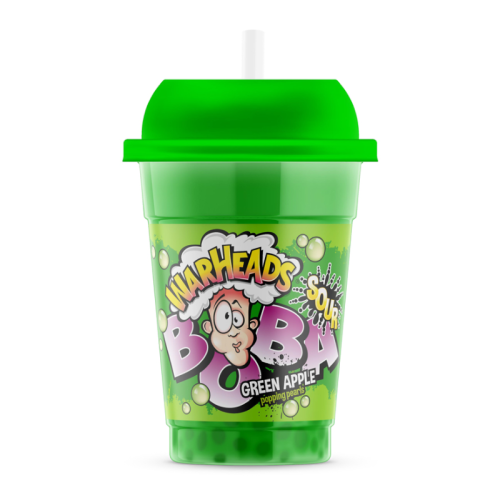Warheads Sour Boba Green Apple 400ml