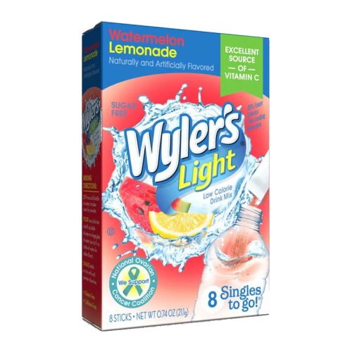 Wyler's Light Singles To Go Watermelon Lemonade 8-Pack - 0.74oz (21.1g)