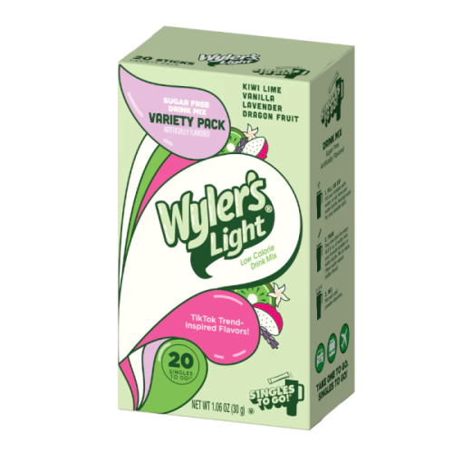 Wyler's Light Singles To Go Watertok V2 Base Flavors 20pc - 1.06oz (30g)
